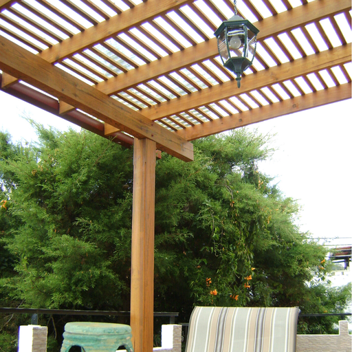 Pergola campestre larguero