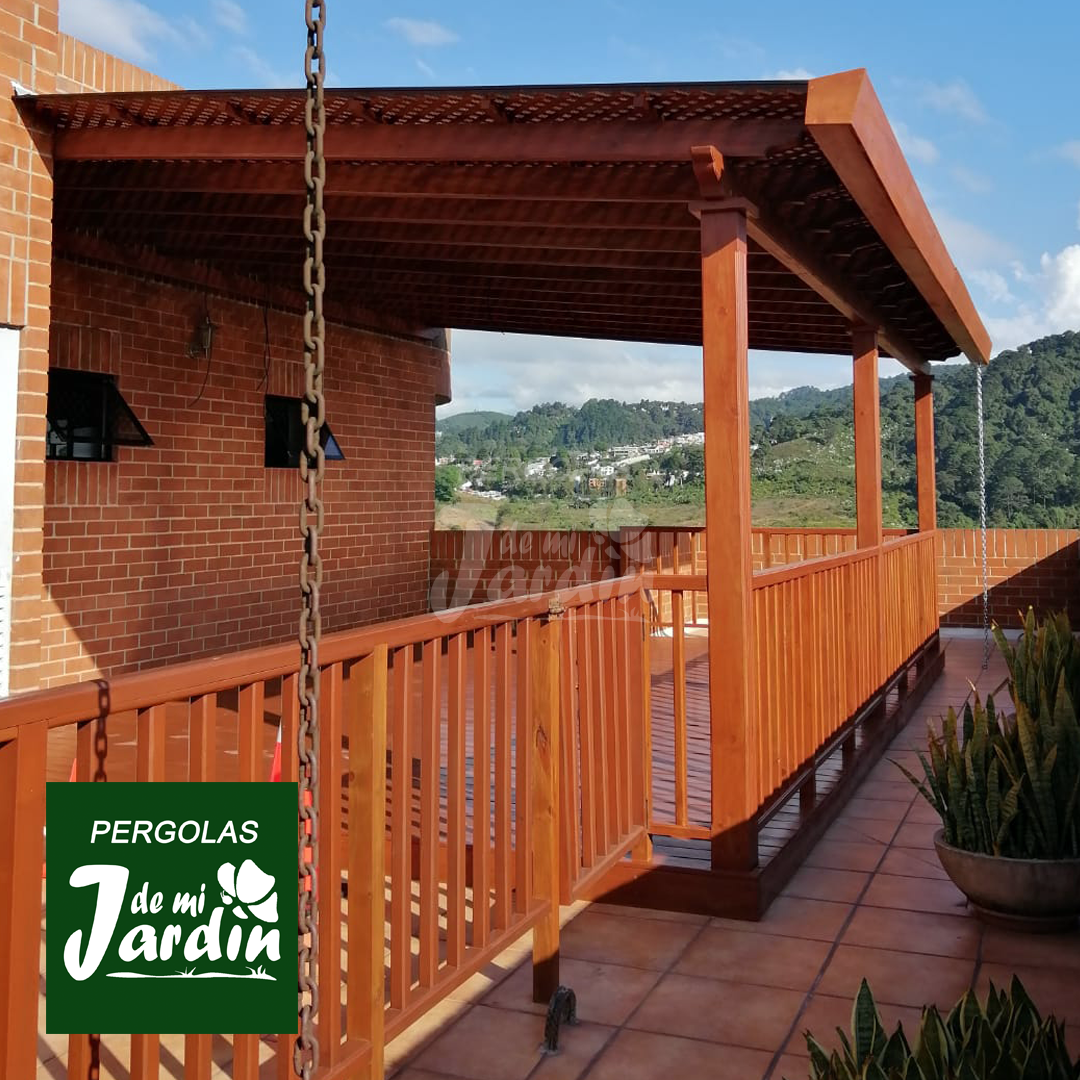 Pérgola de madera 